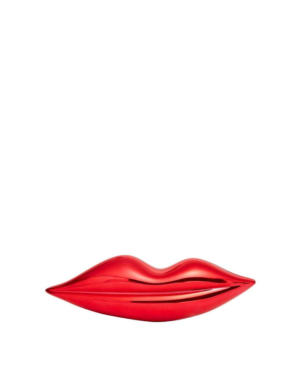 Lulu Guinness Red Surrealist Lips Clutch