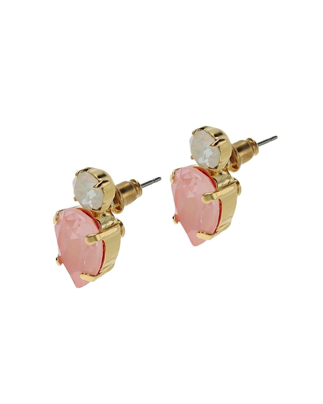 Otazu Pink Flamingo Beetle Earrings