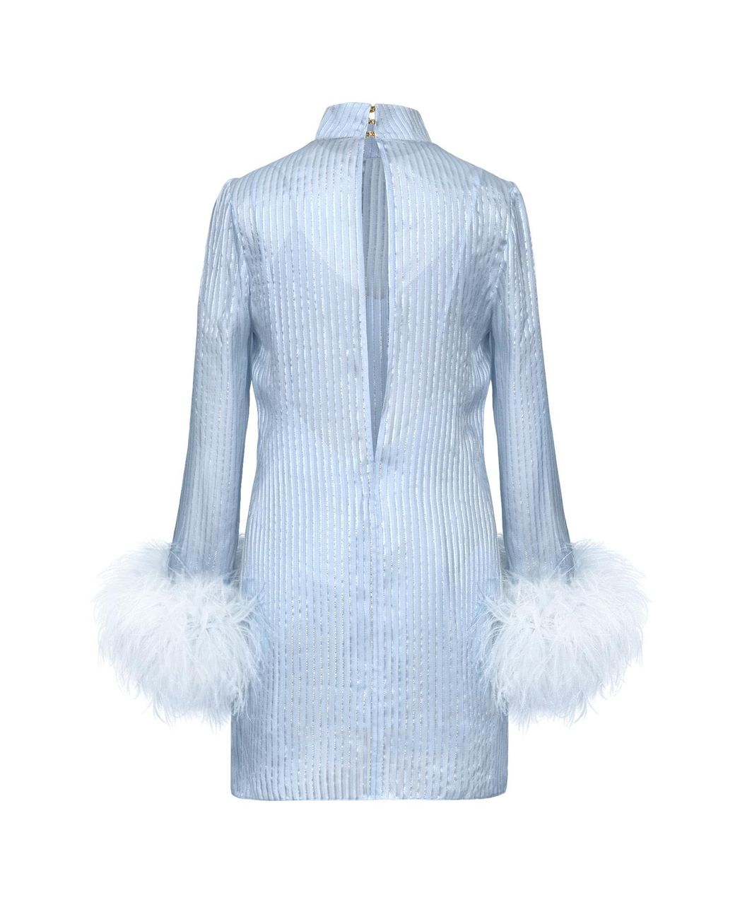 Anse Victorin Blue Céline Silk Dress