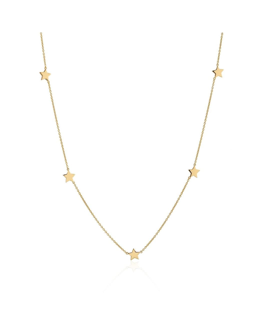 Auree Jewellery Metallic Alta Gold Vermeil Star Necklace