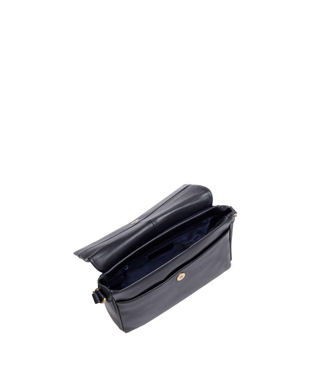 Lloyd Baker Blue Lavasa Leather Crossbody Bag