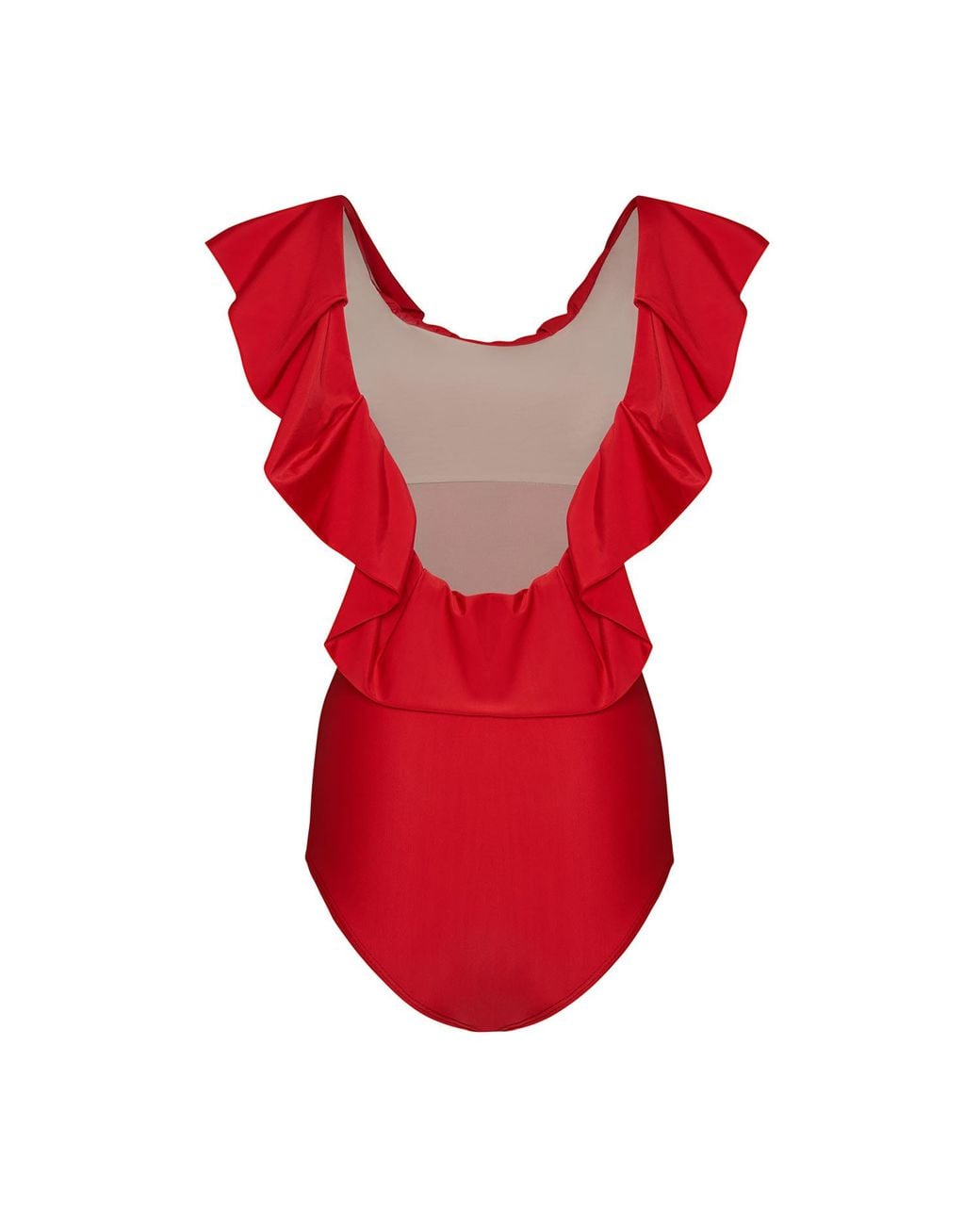Paola Amador Red Clasico Swimwear