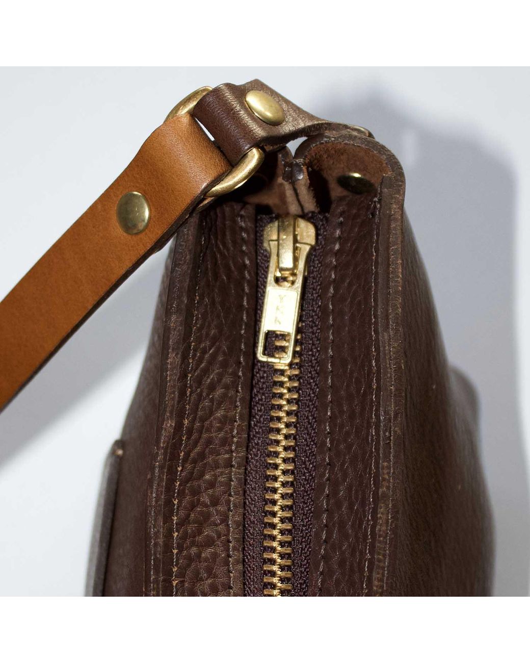 N'damus London Brown Mini Adanna Leather Crossbody Bag