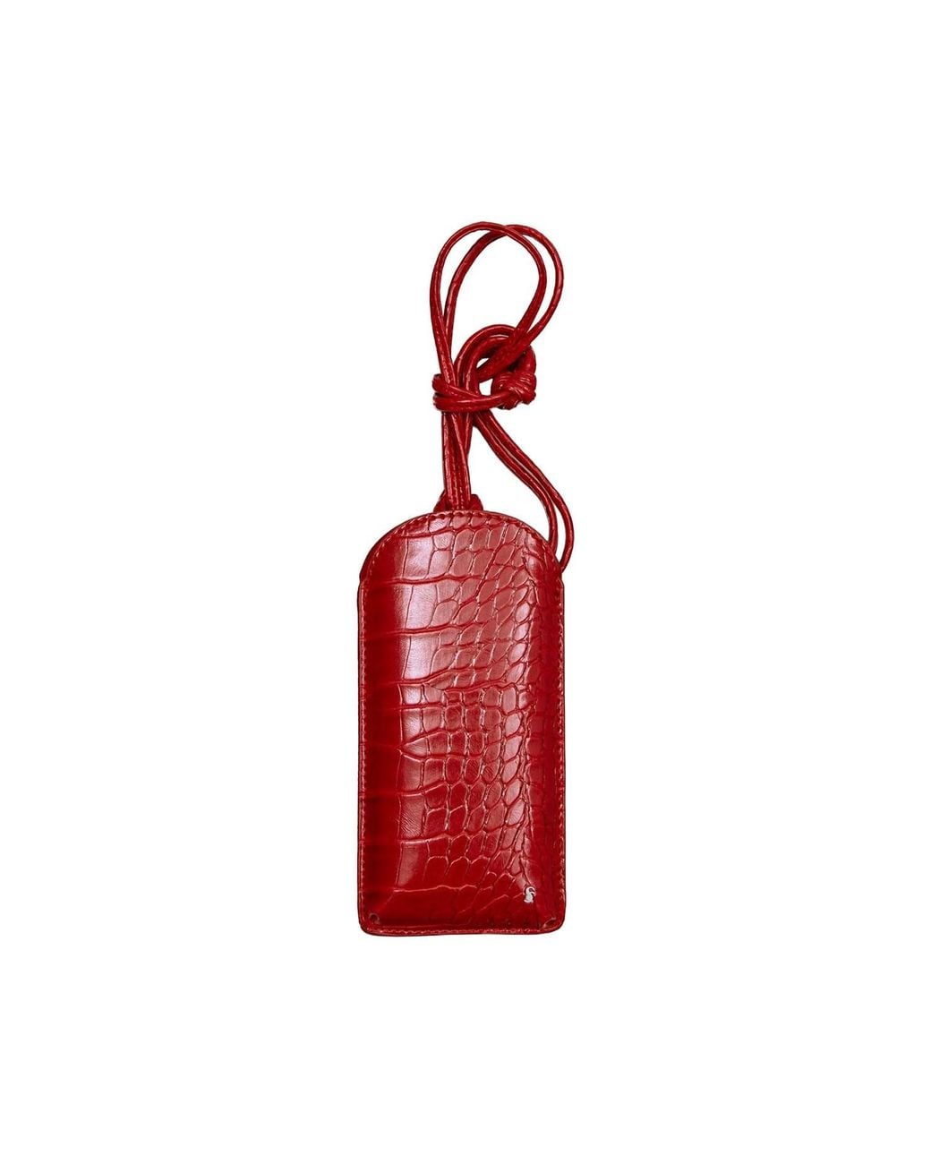 Sd Collection Red Leather Sunglasses Case
