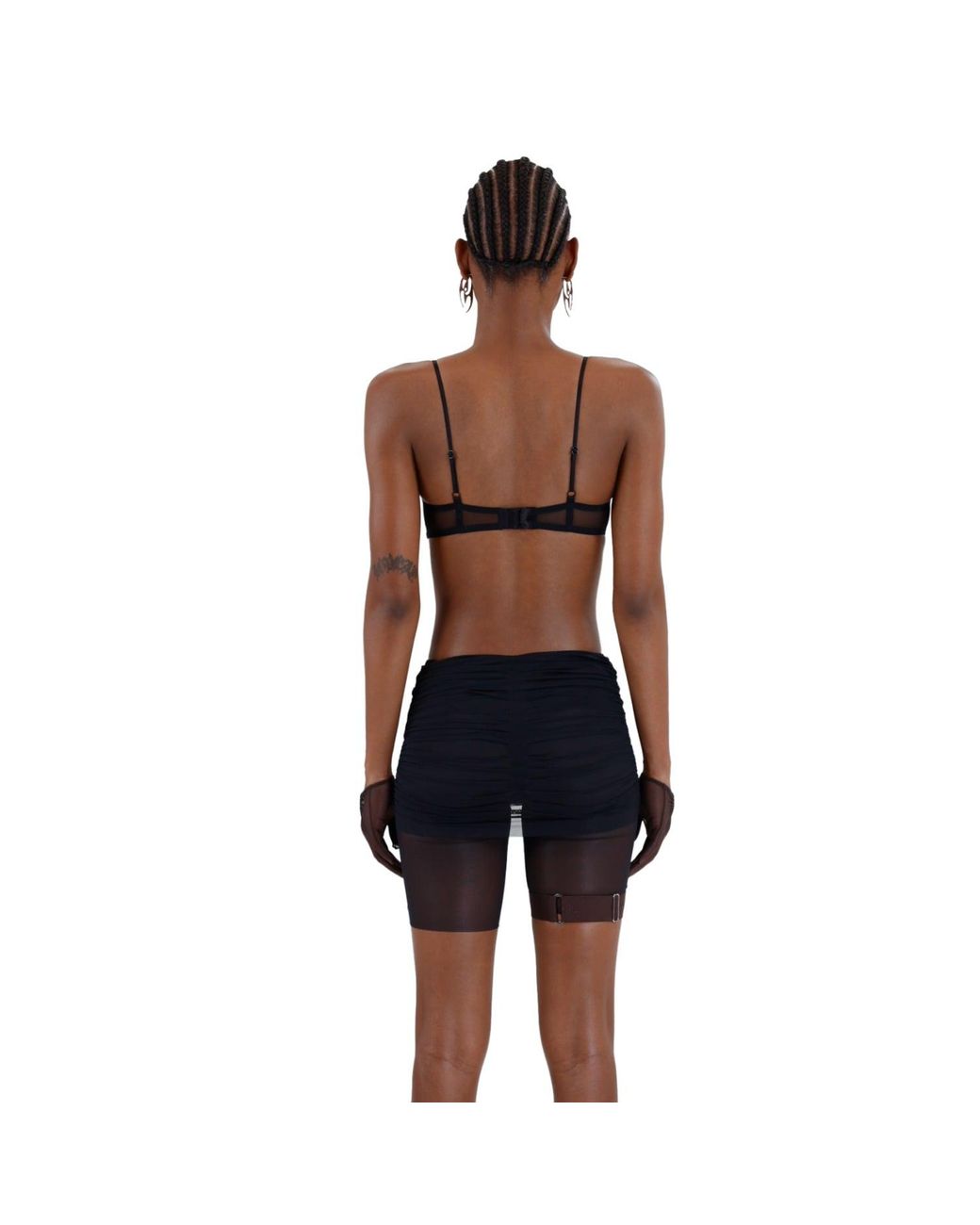 Zhilyova Black Amora Shorts