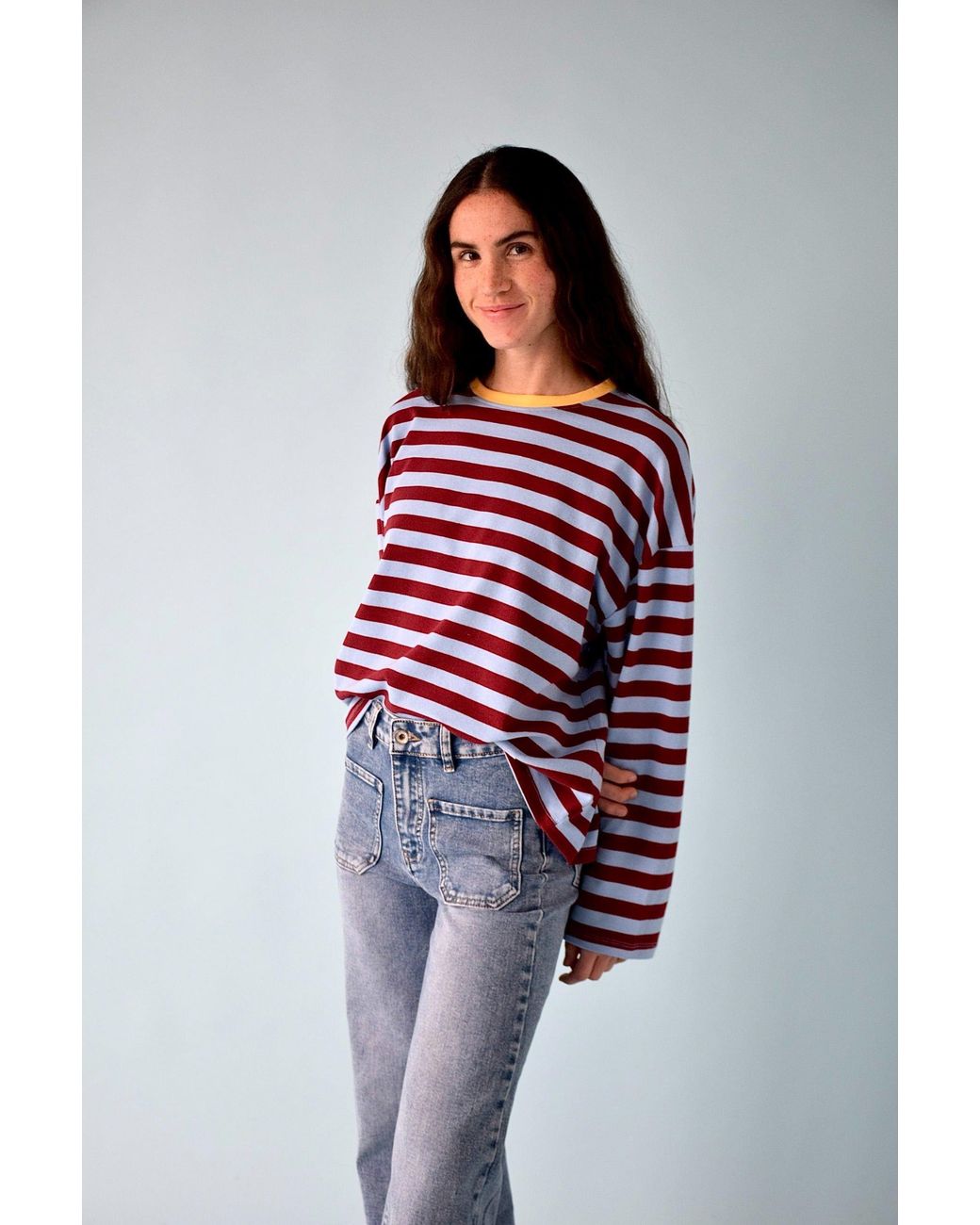 Mind Traveler Red Nuria And Burgundy T-Shirt