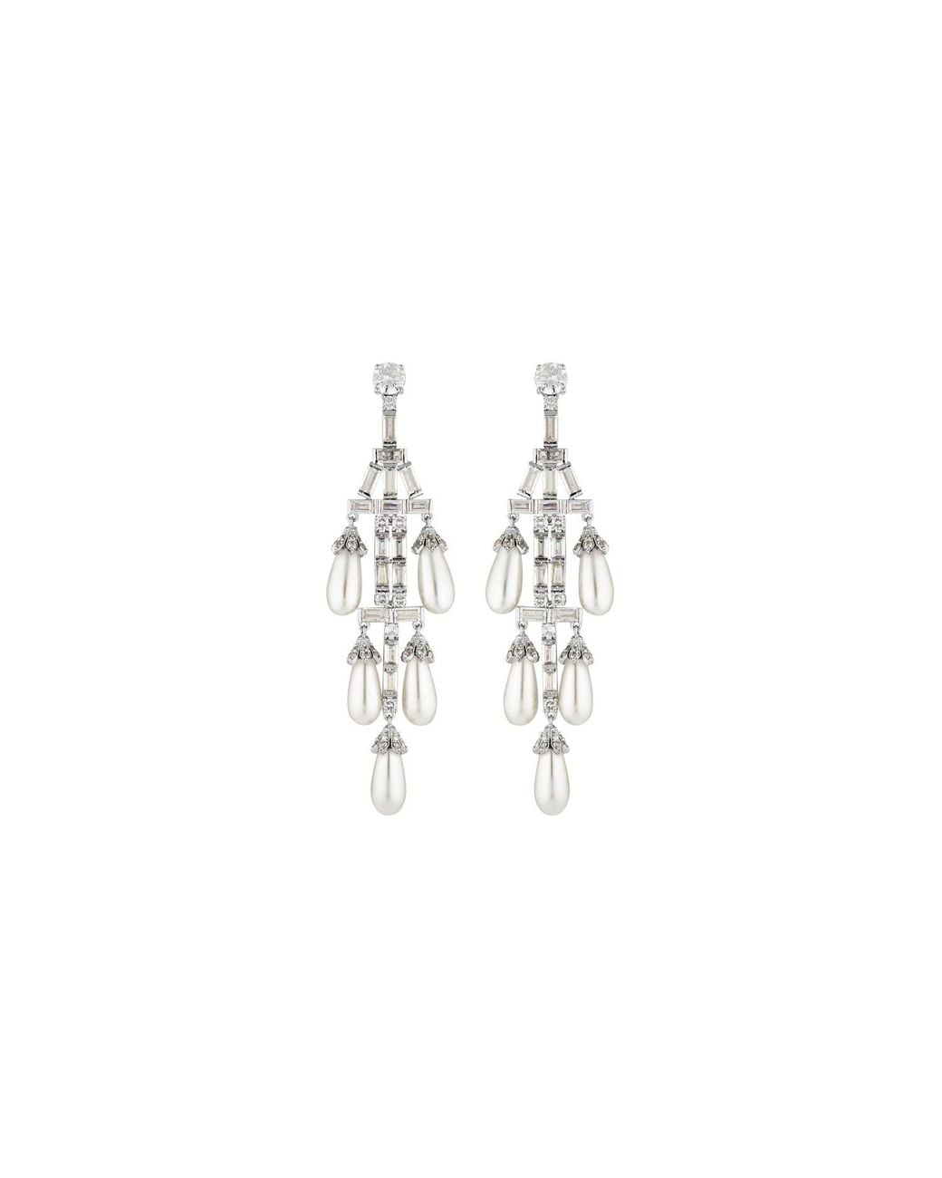 Stephanie Browne Australia White The Swanson Earrings