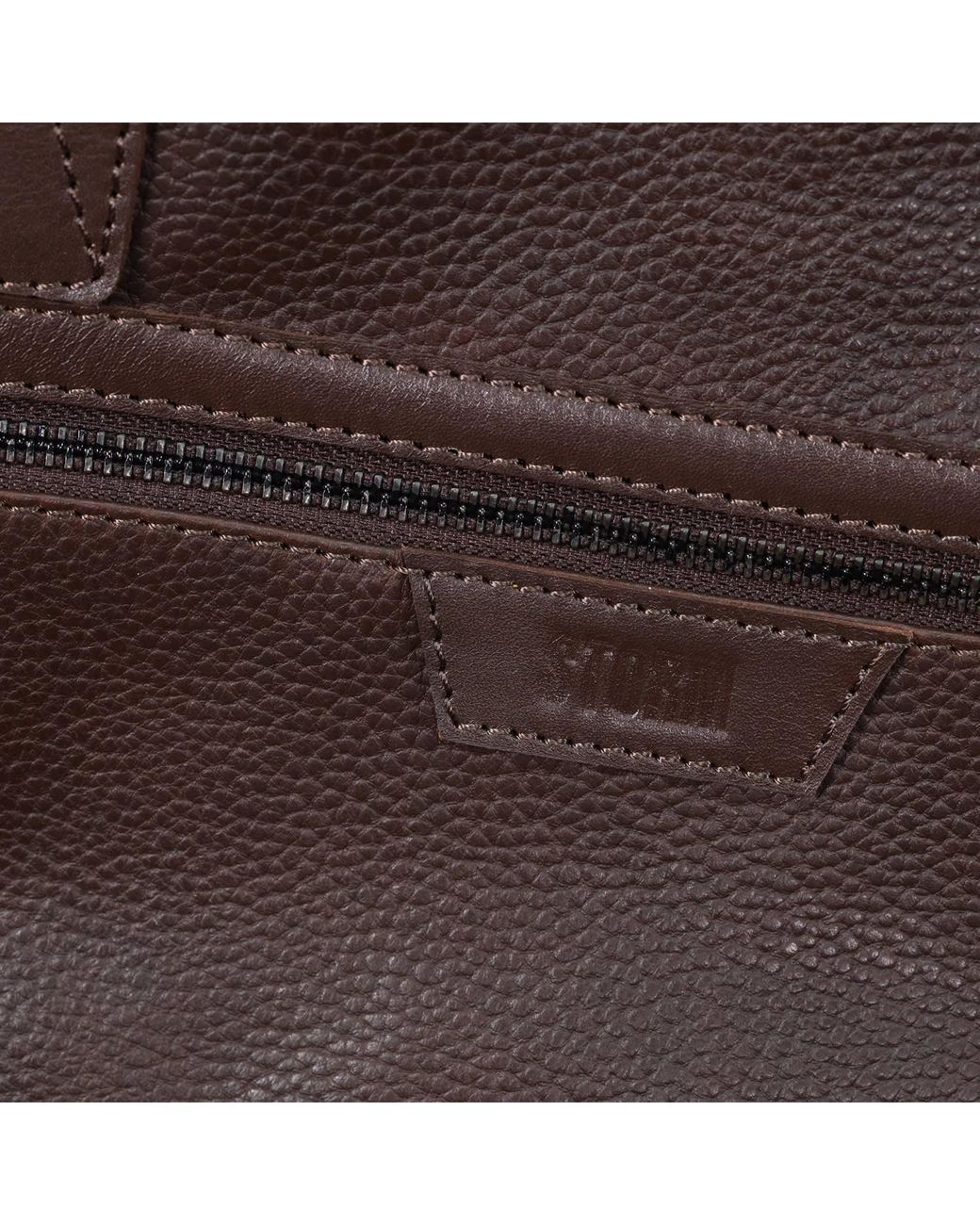 Storm Brown Cares Leather Holdall for men