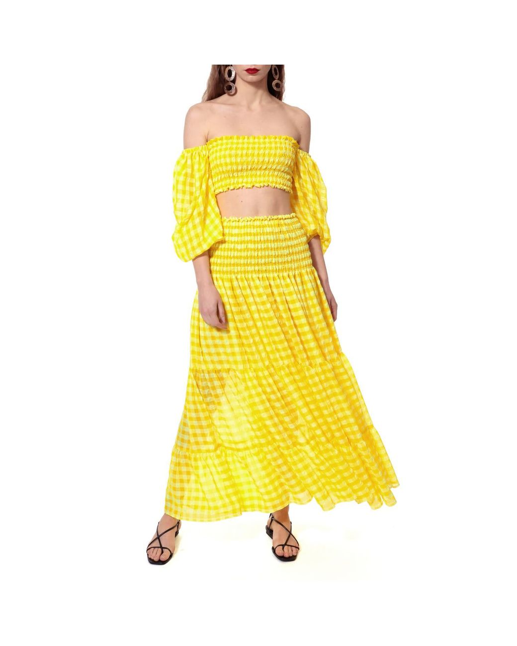 AGGI by HALEWSKI Ibbie Sun Kissed Yellow Top