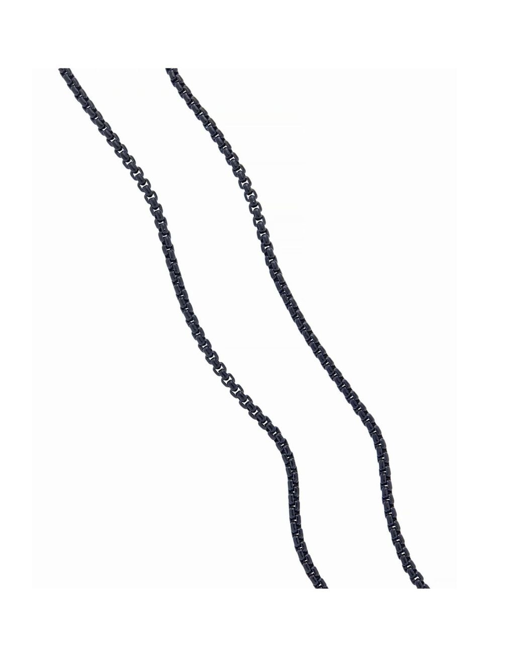 Rahul's Jewels Metallic 16"-18" Adjustable Foundations Steel Box Chain