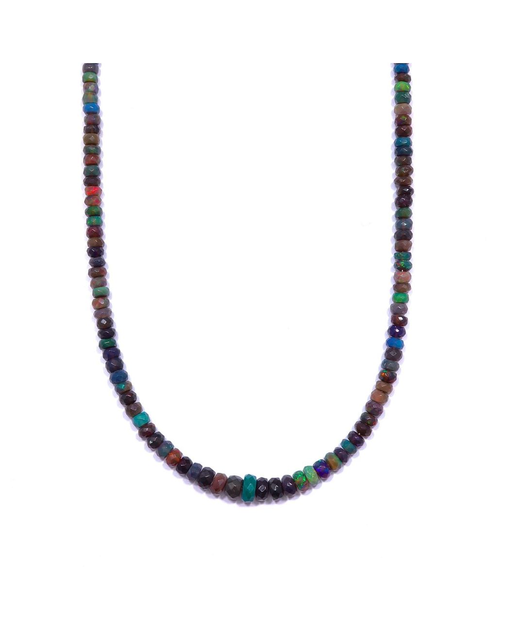 Mineralgems•Studio Blue Opal Necklace For Him for men