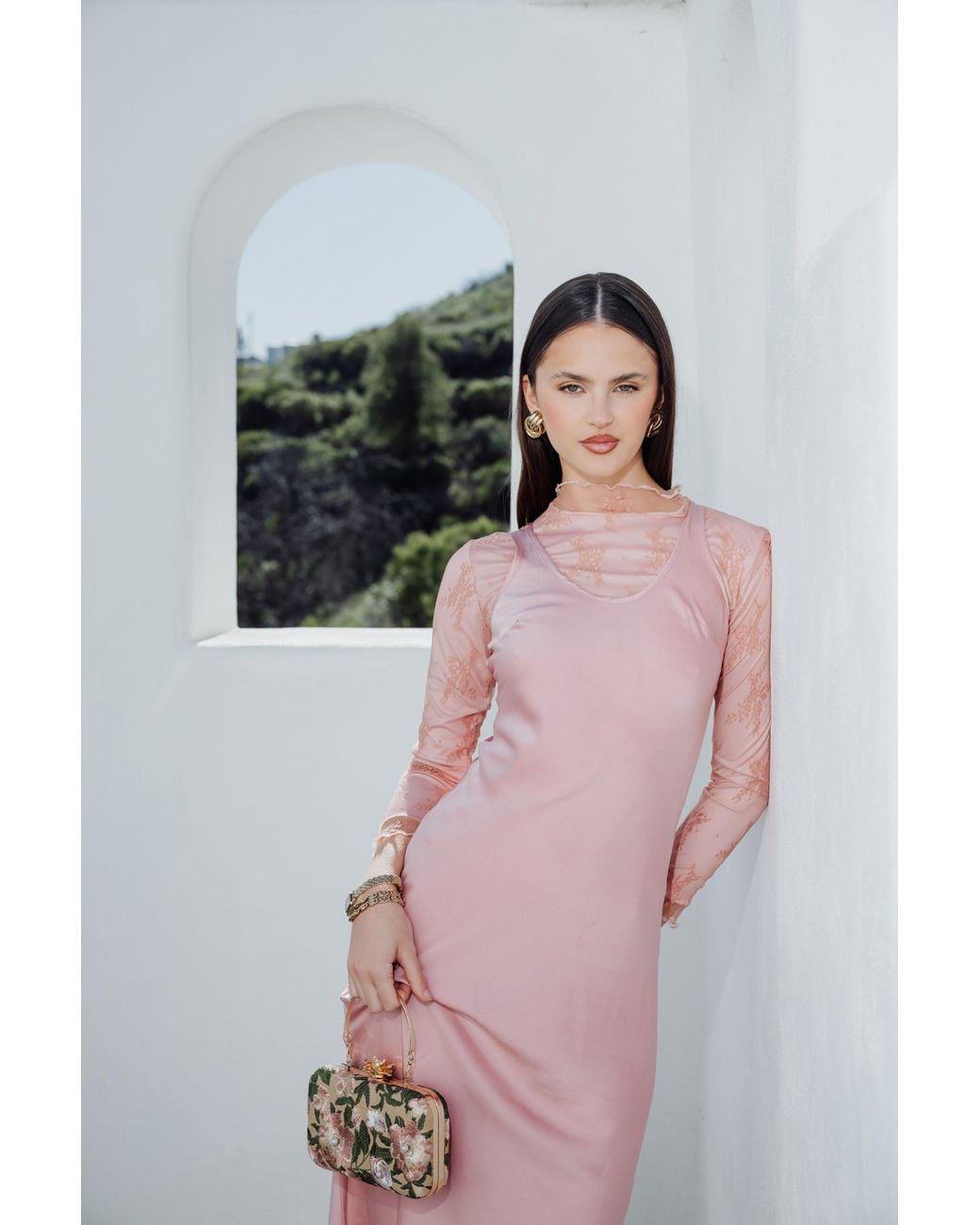 Rave on Trend Pink Lace Top