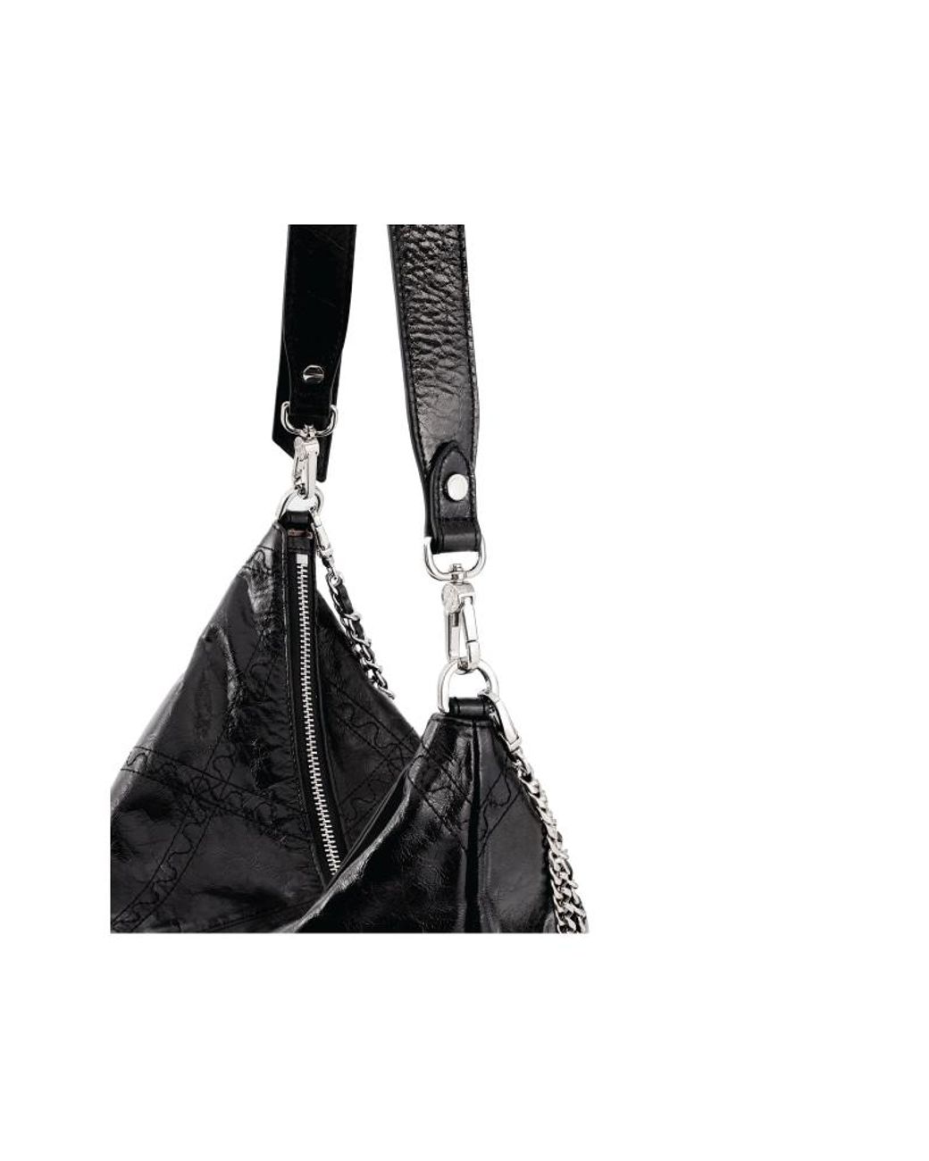 Orange Cube Black Metropolitan Crossbody Bag
