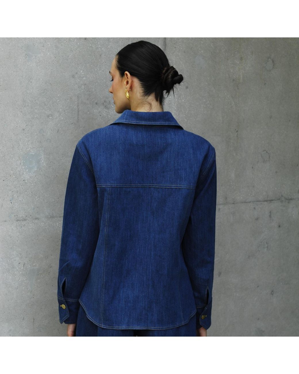 Michela Blue Alma Denim Shirt