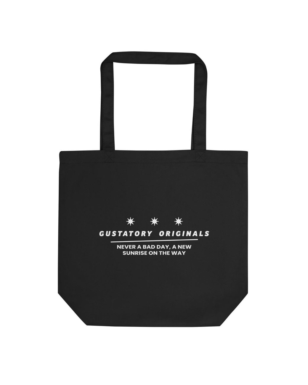 Anchor and Crew Black Gustatory Originals Good Taste. Recycled Cotton Tote Bag