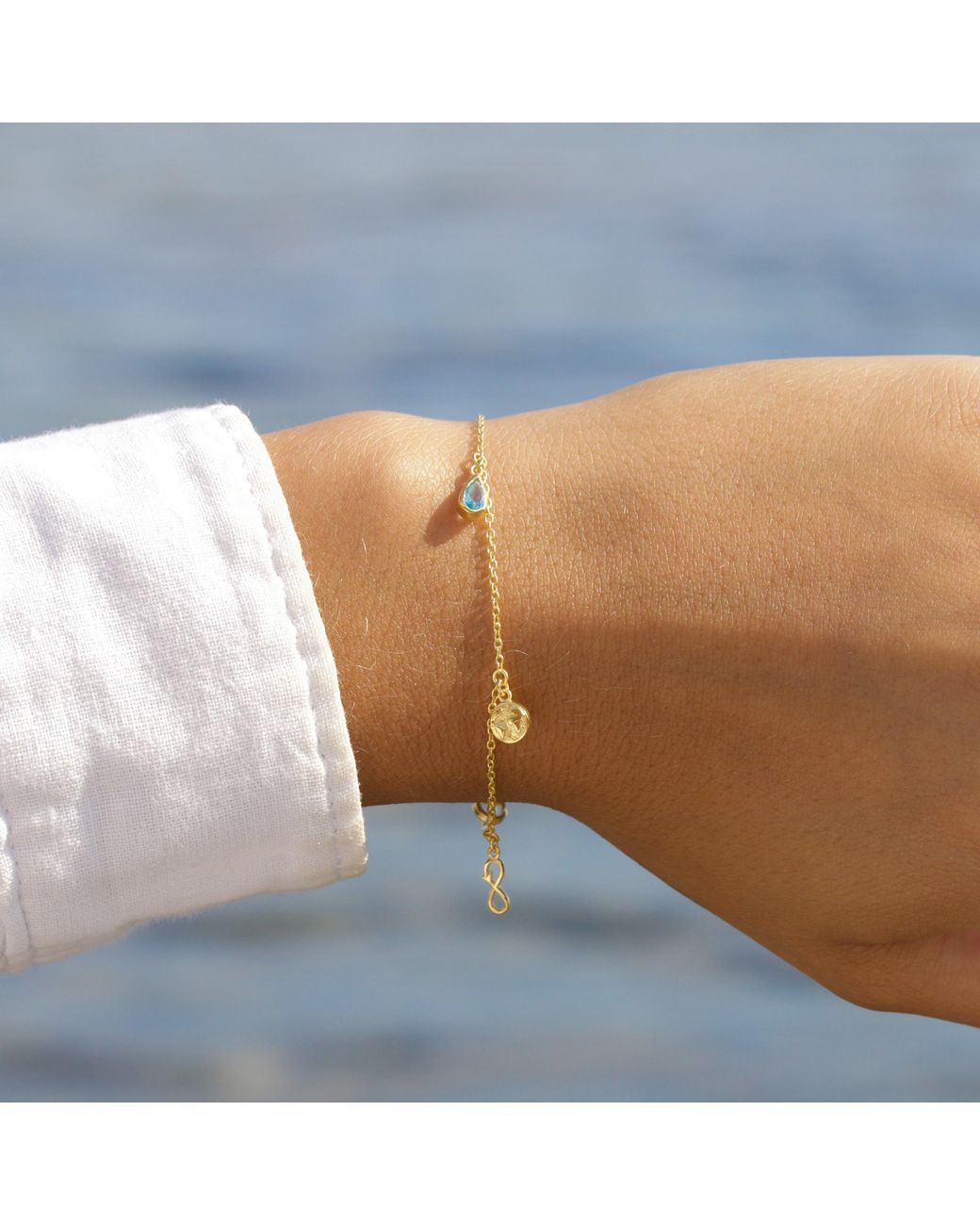 With Love Darling Metallic Planet Bracelet
