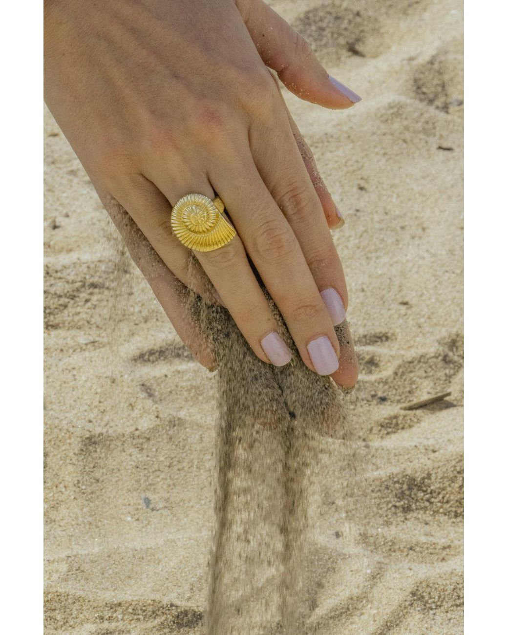 Marcia Moran Yellow Dune Ring