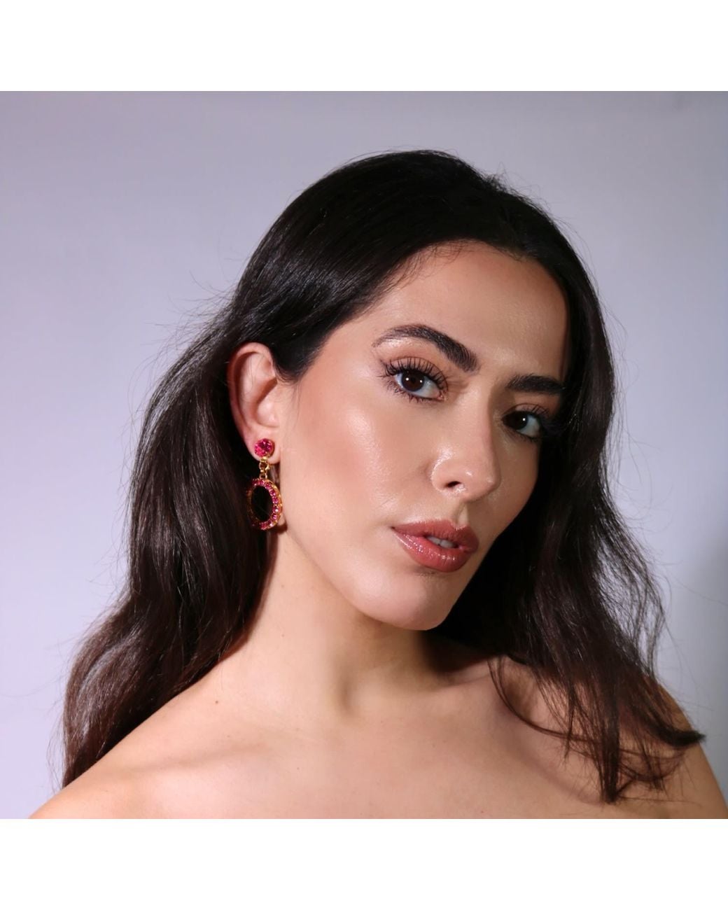 Vicki Sarge Black The Small Hoop Earrings