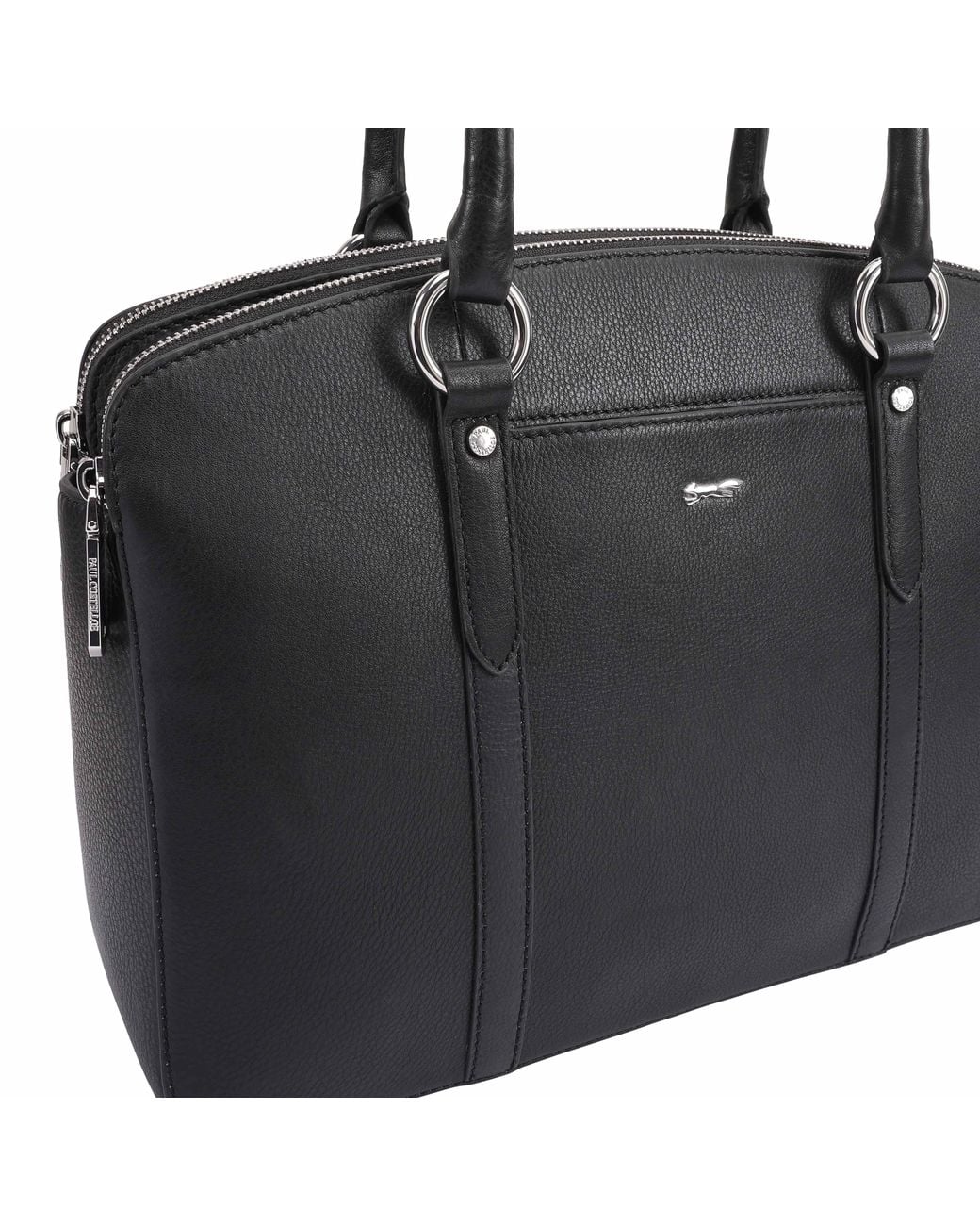 Paul Costelloe Black Laurent Leather Tote