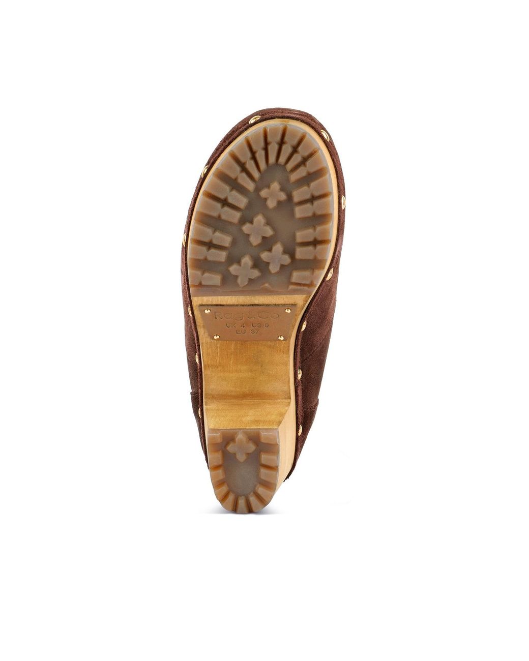 Rag & Co Brown Maaya Handcrafted Collared Suede Boot