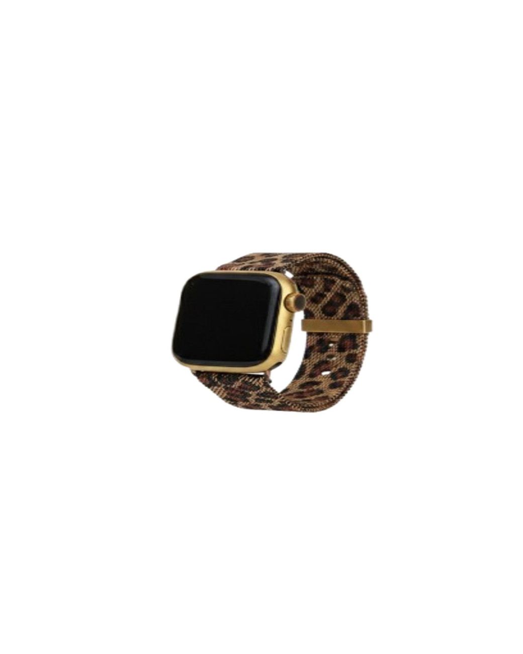 Saachi Black Metal Mesh Watch Band