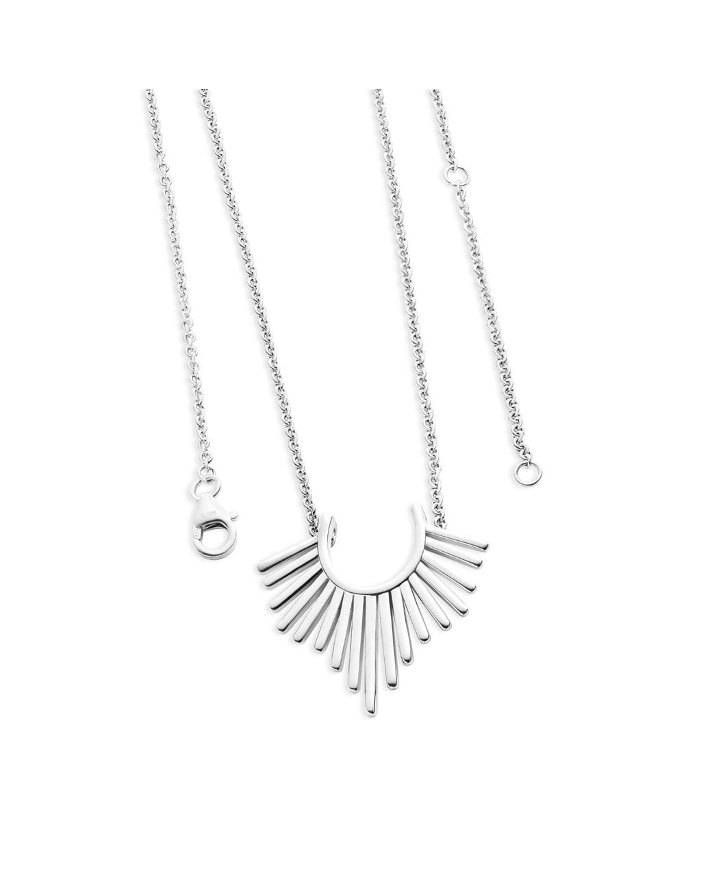 Lucy Quartermaine Metallic Solid Sterling Egyptian Temple Pendant