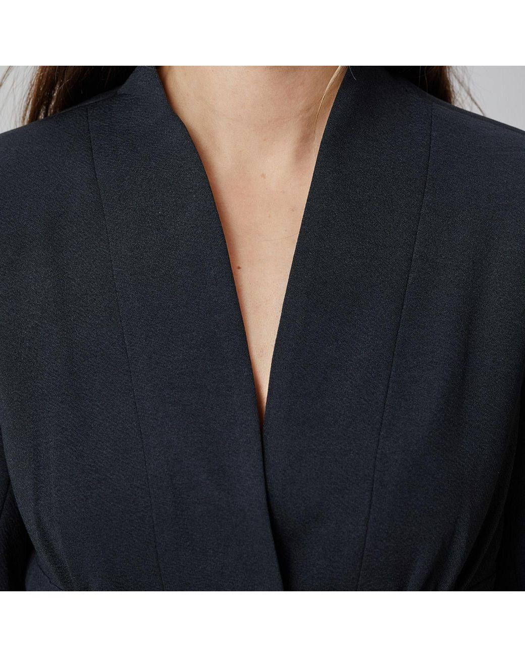 Smart and Joy Black Fit-And-Flare Blazer