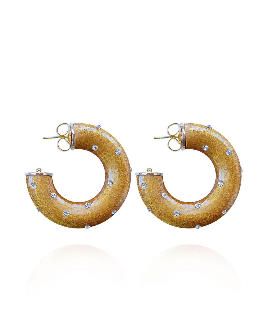 Saule Label Metallic Alba Hoops