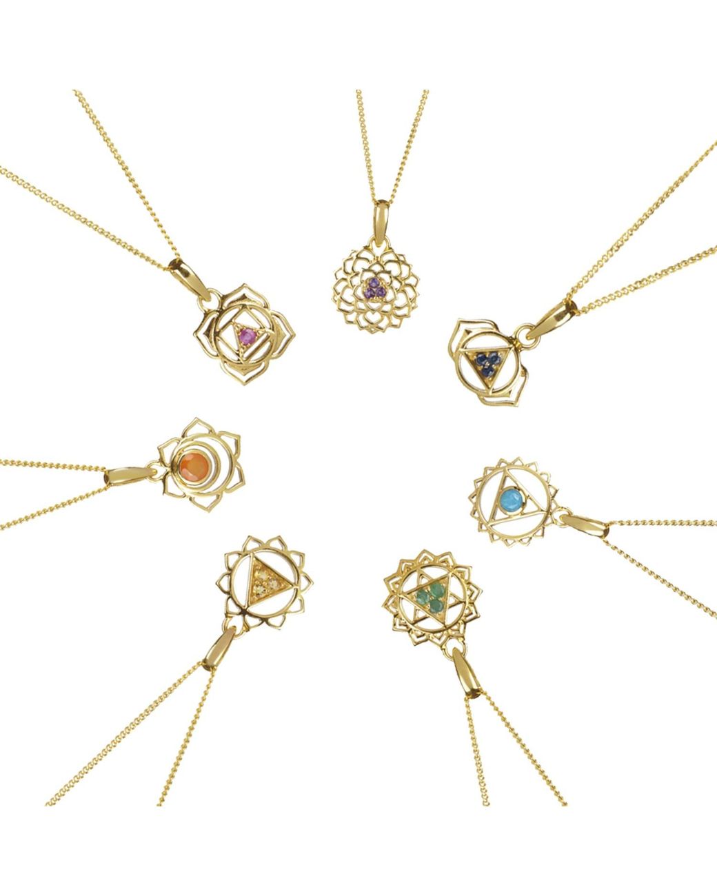 Charlotte's Web Jewellery Metallic Sacral Chakra Necklace