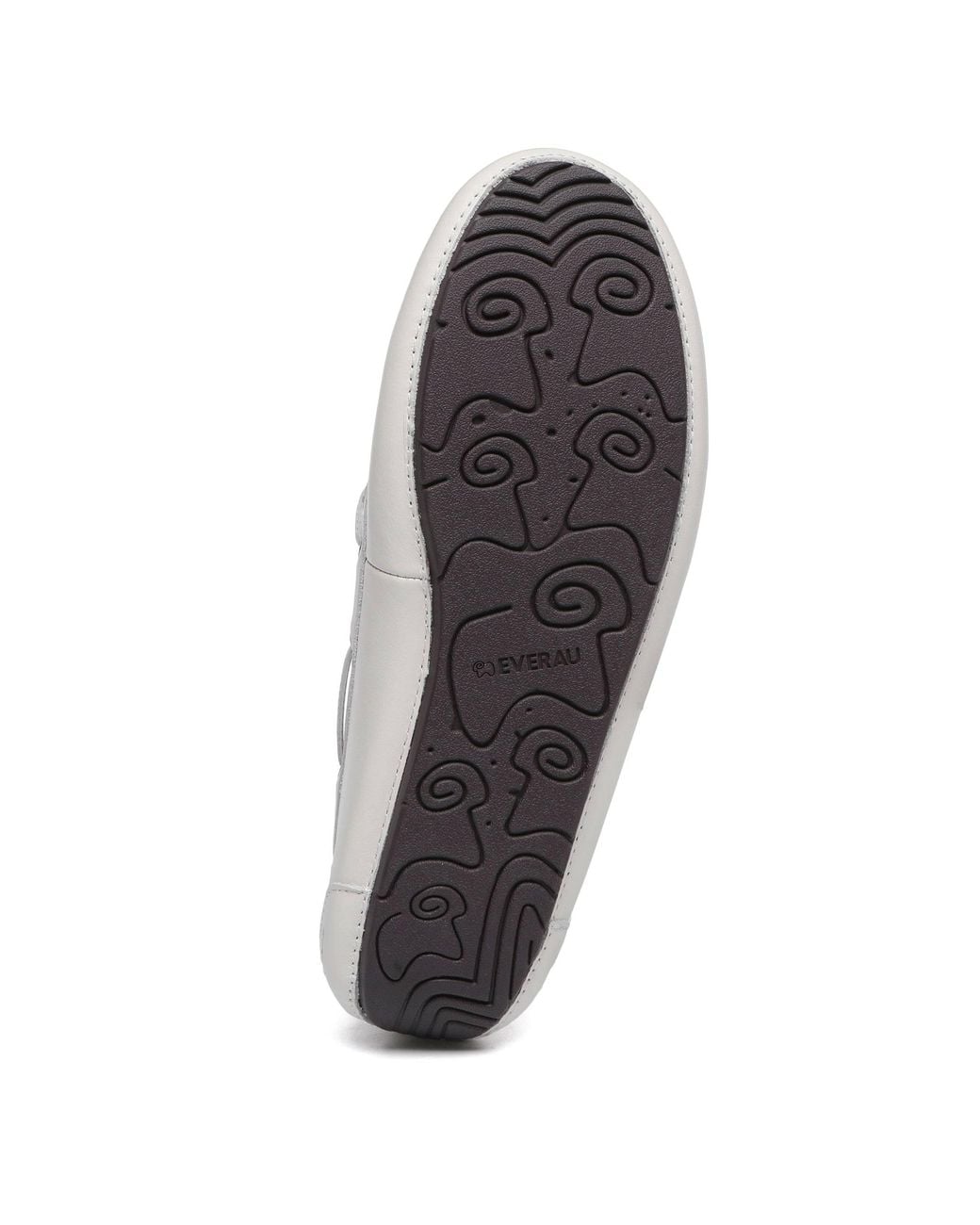 EverAu Australia White Grebes Leather Loafers