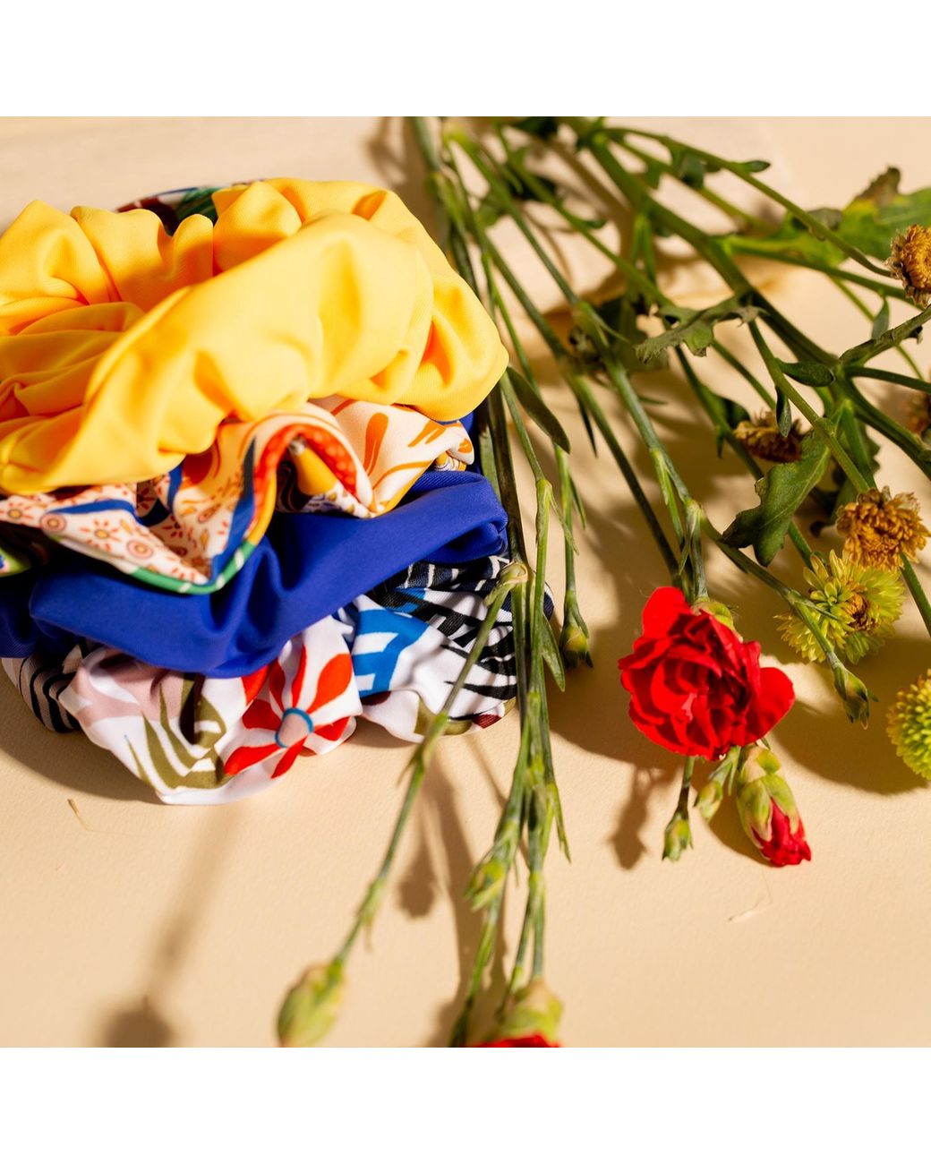 Aulala Paris Metallic Surprise Bag Of 3 Hair Scrunchies