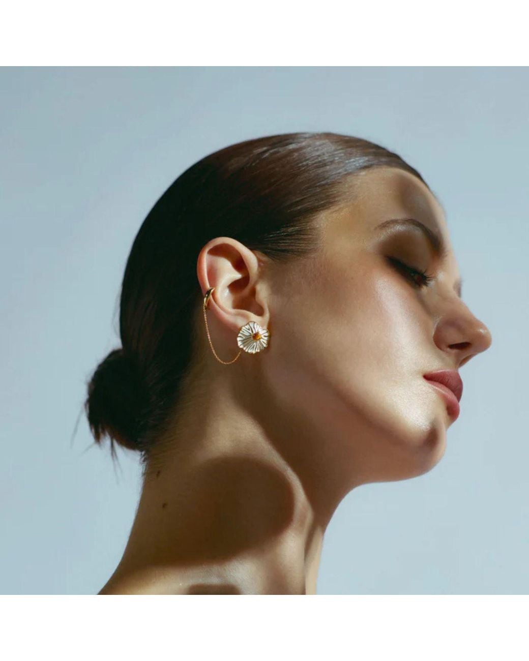 Onia Metallic Dew Cap Earrings