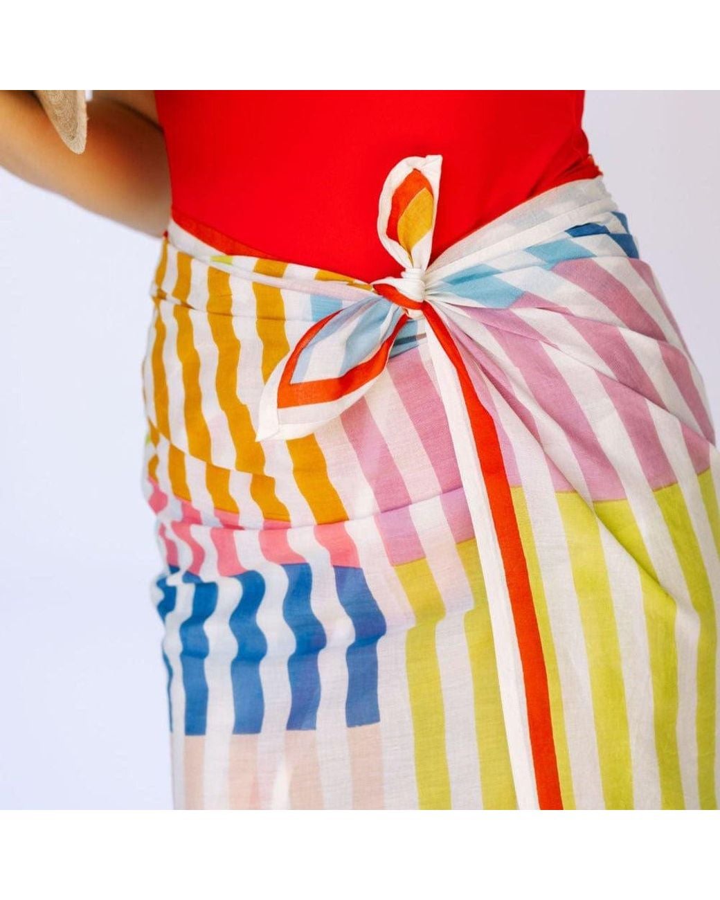 SUNSHINE TIENDA Multicolor Stripe Sarong