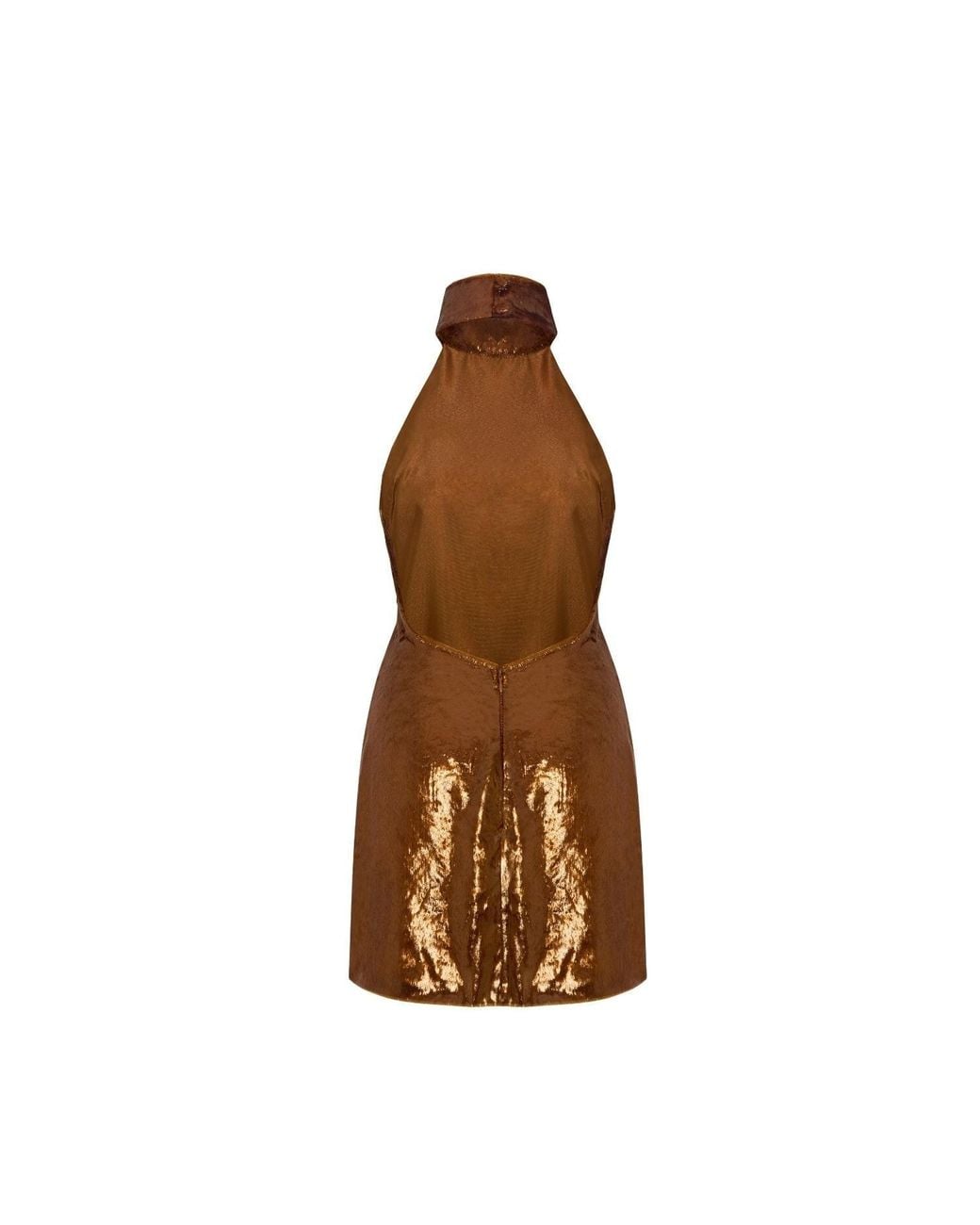 OSCARMORRIS Brown Icône Bronze Dress