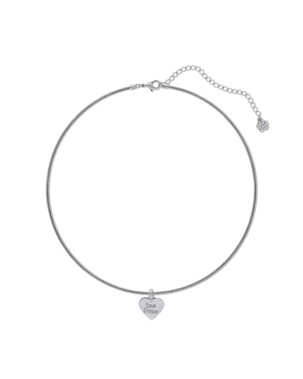 Cloud Haven Metallic Gentle Soul Heart Tag Necklace
