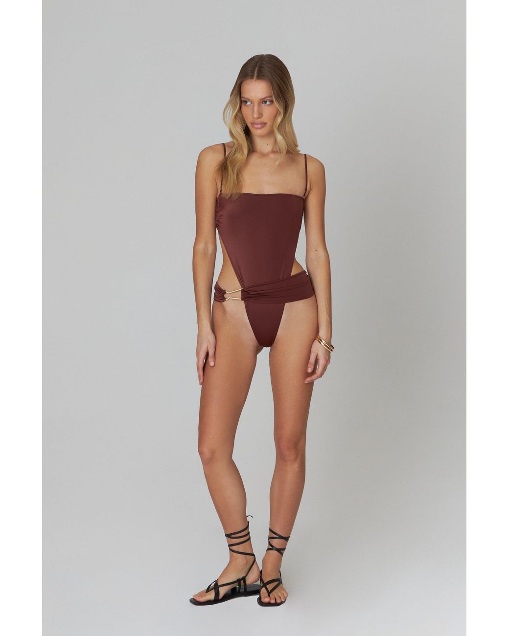 Bianca Resortwear Brown Aria Swimsuit