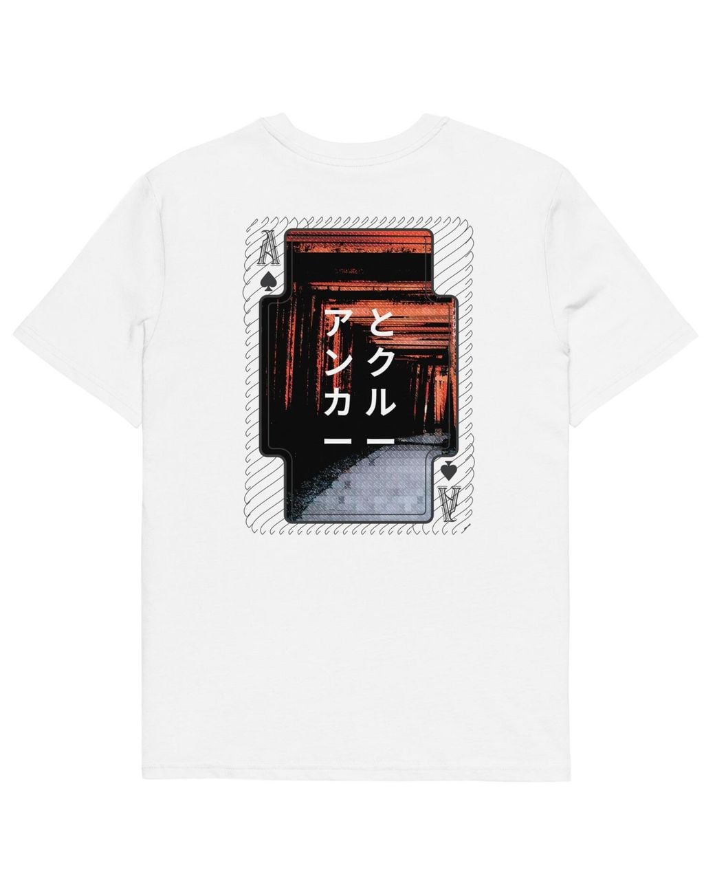 Anchor and Crew White Four Japan Gurafiku Organic Cotton T-Shirt