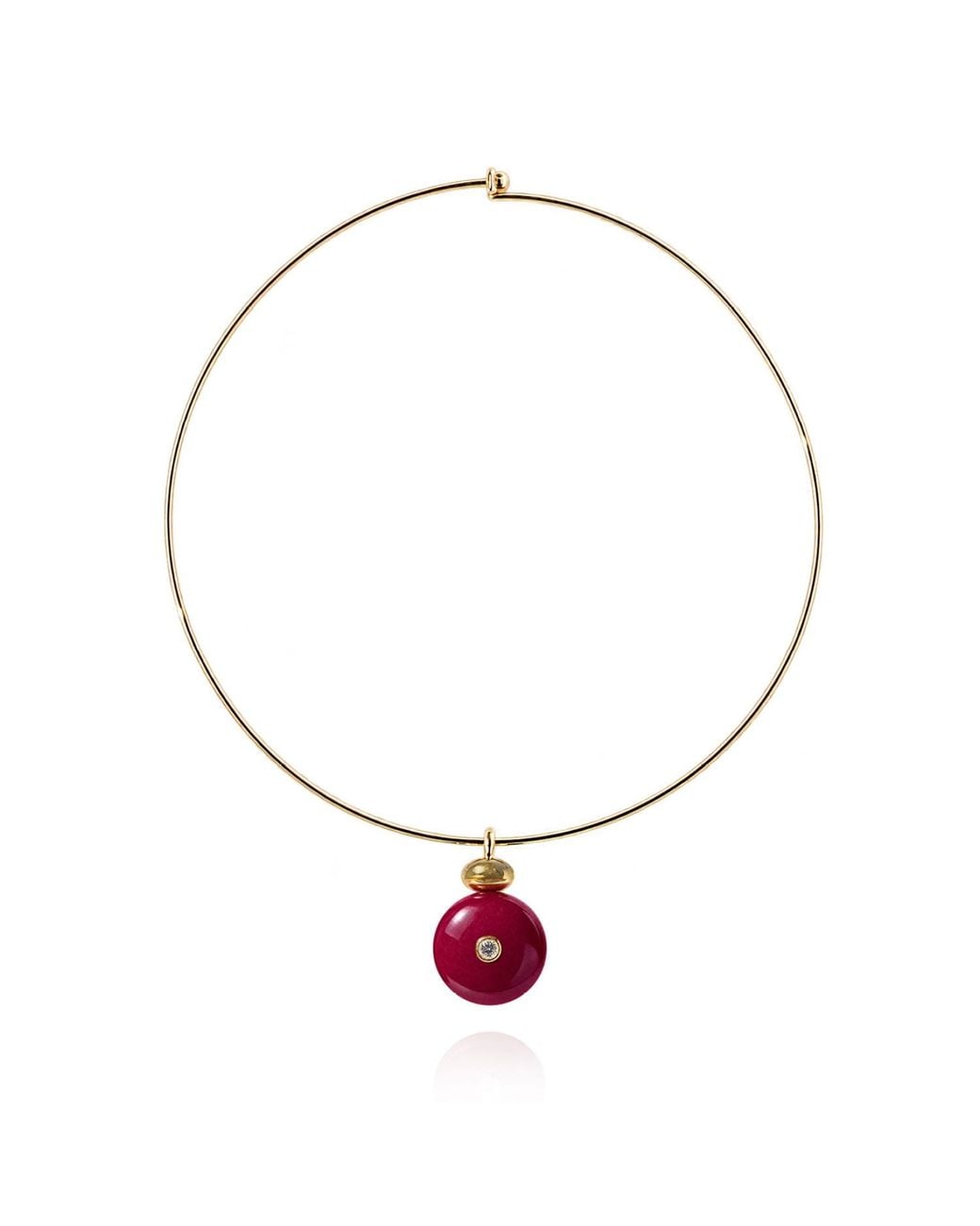 Saule Label Metallic Paloma Collar Necklace