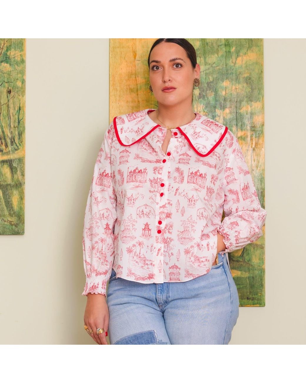 L’orangerie D’isabella Pink Solea Shirt