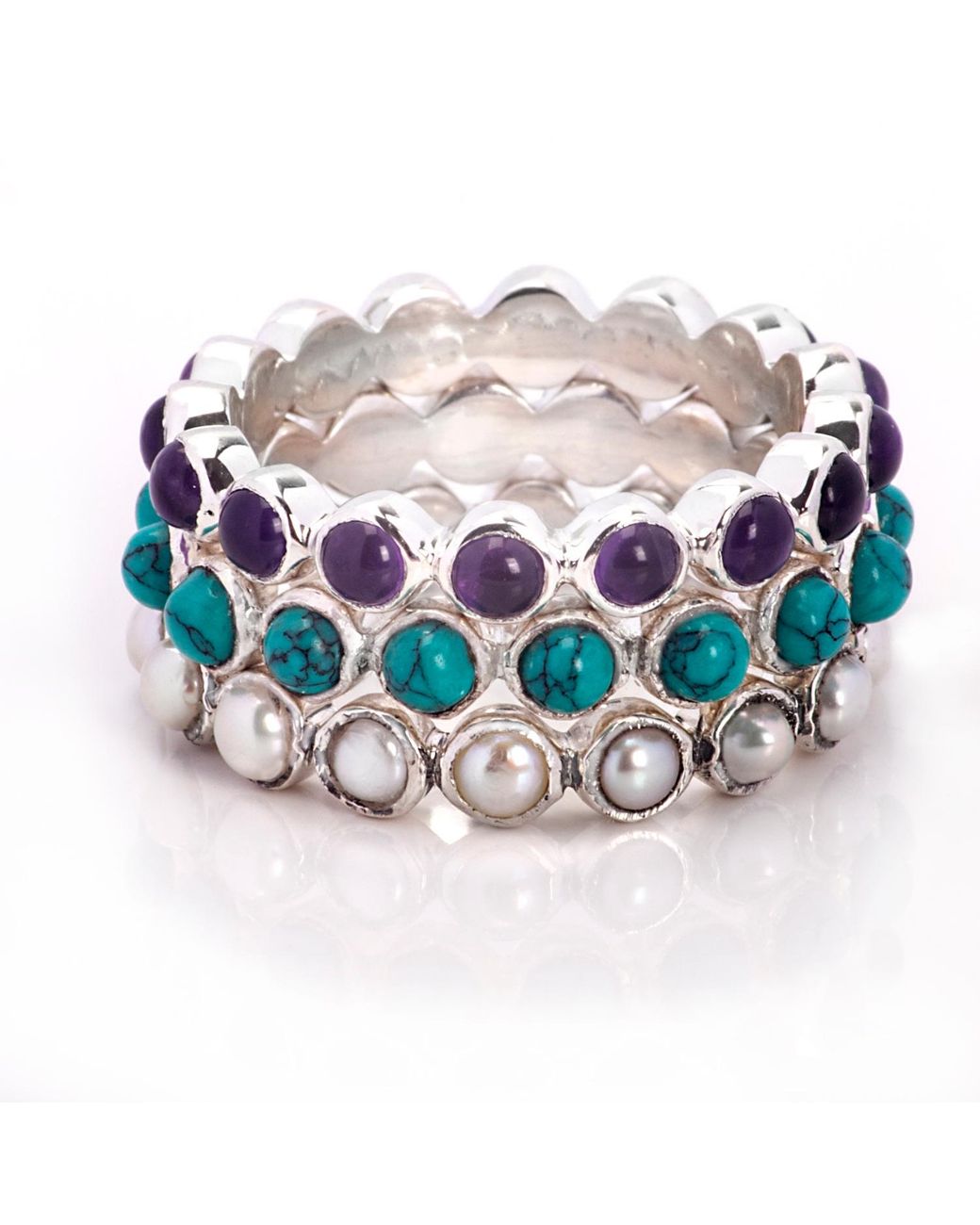 The Jewellery Store London Blue Gemstone Band