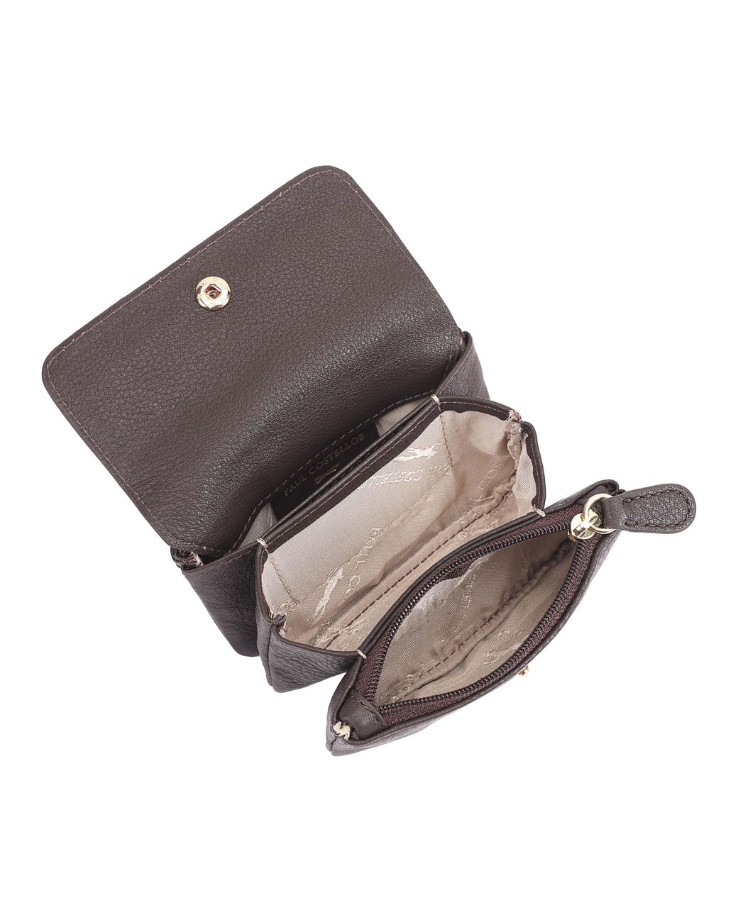 Paul Costelloe Brown Isla Leather Purse