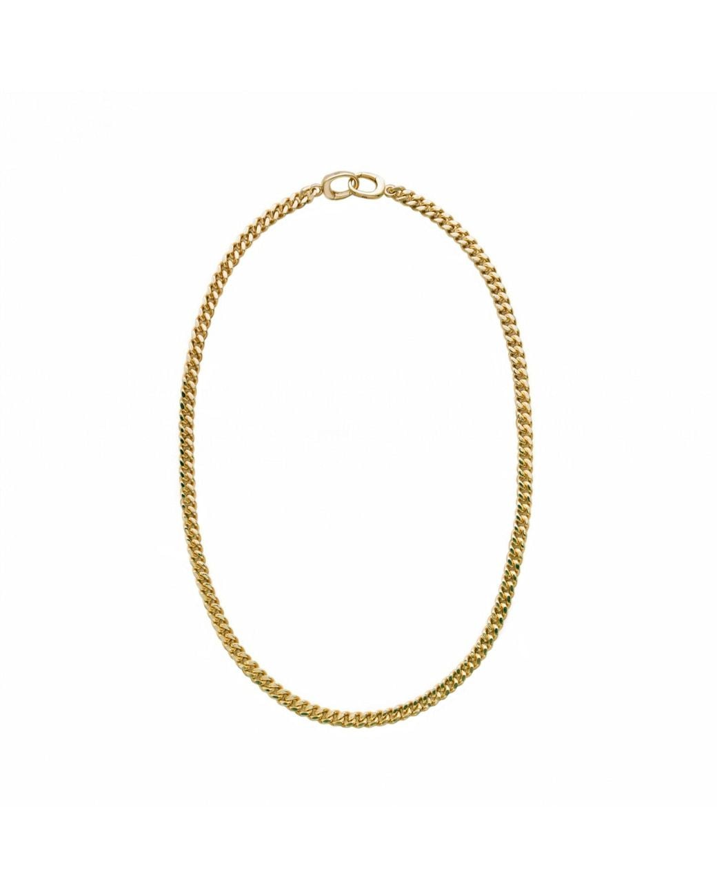 Onia Metallic Baby Cuban Link Choker