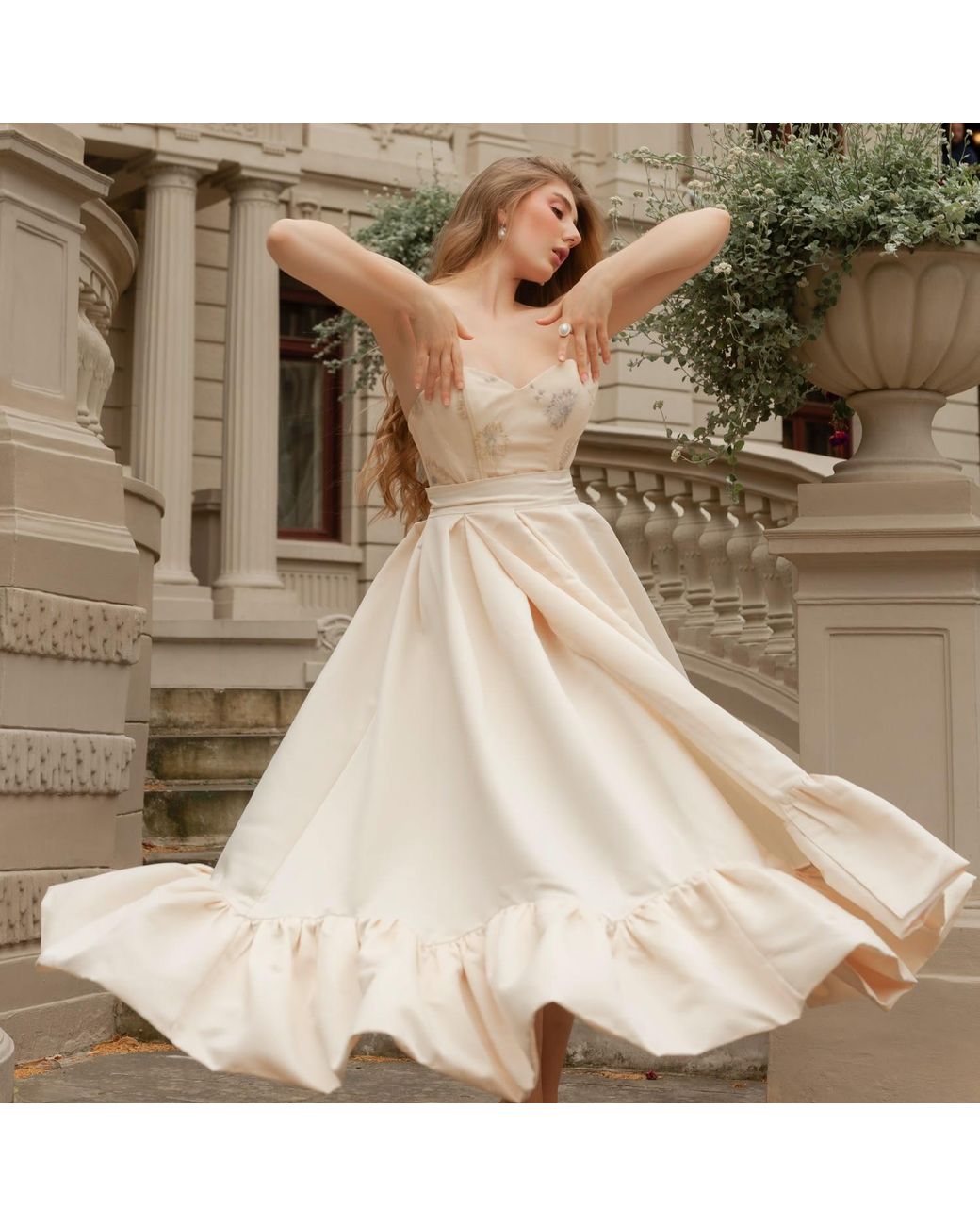 La Musa Natural Butter Skirt