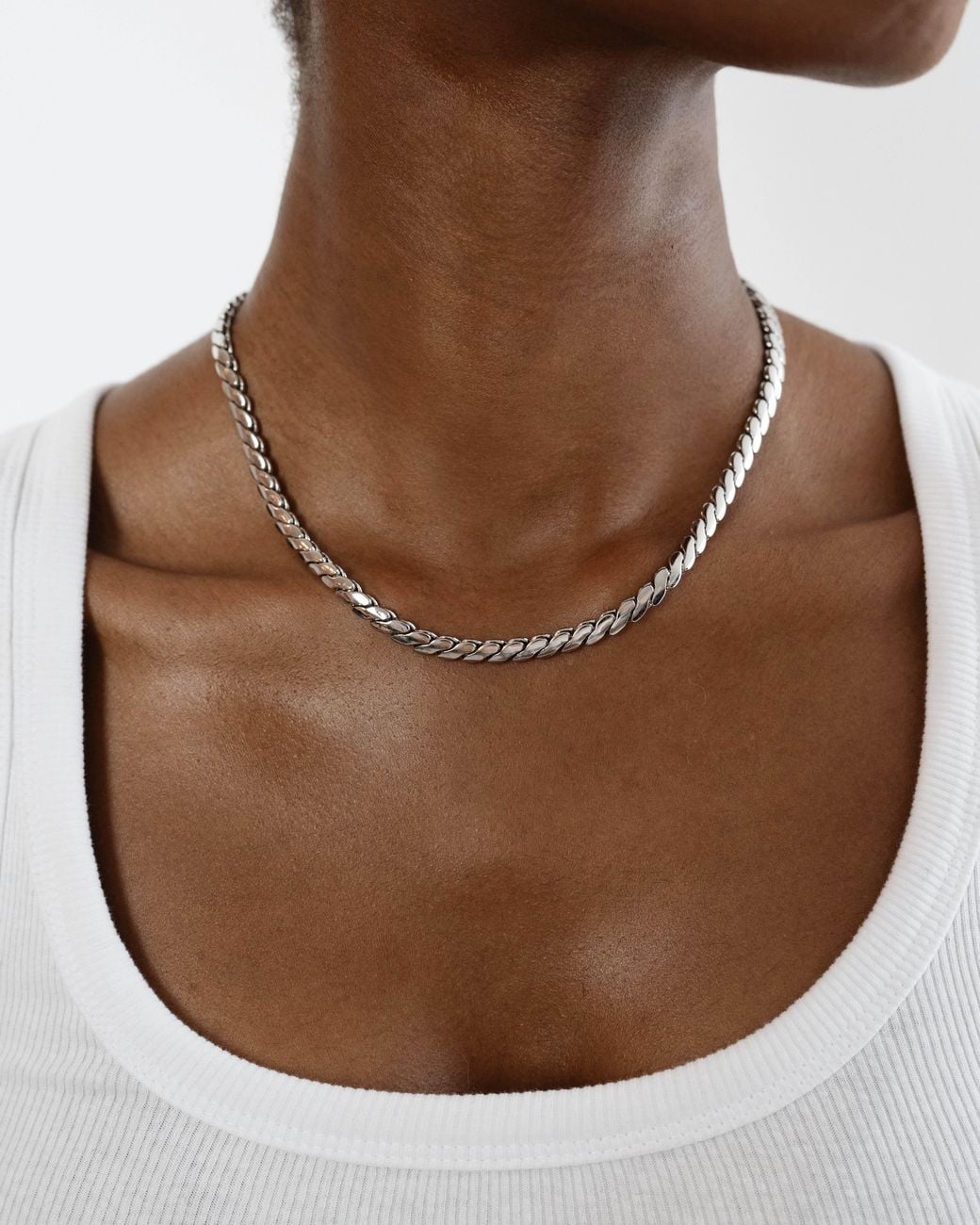 Miss Cecilia Metallic Soho Chain Necklace