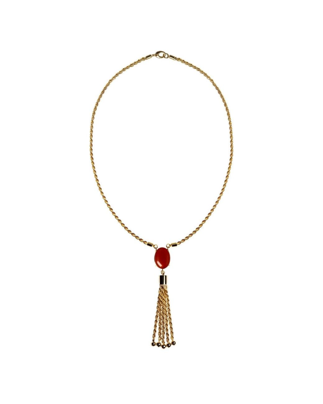 Crystalline Jewellery Brown Agate Necklace
