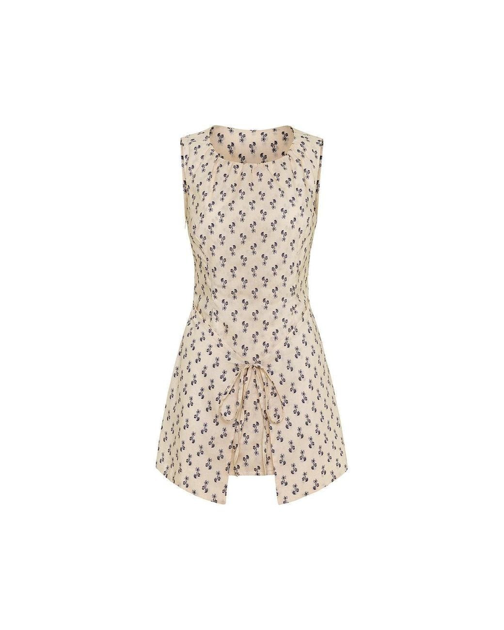 Montce Natural Cynthia Floral Ale Dress