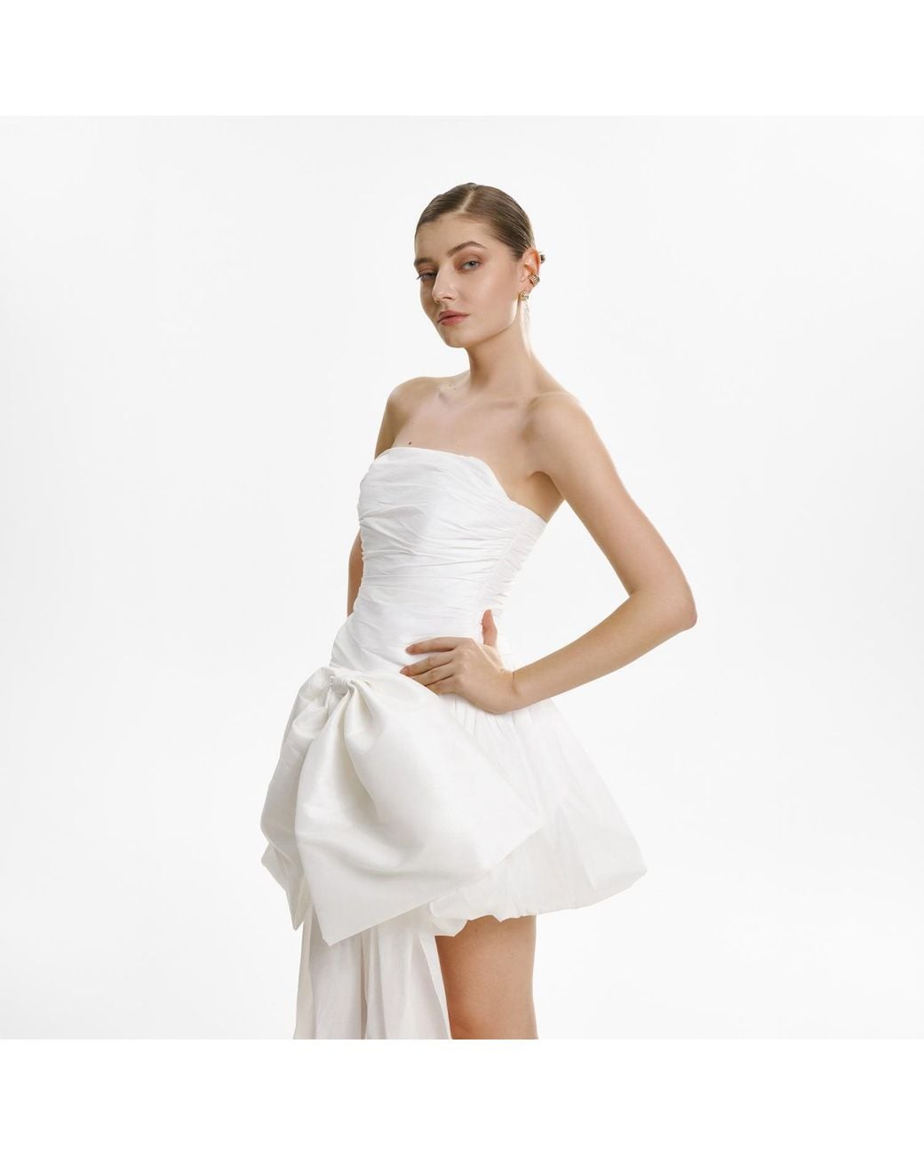 Lita Couture White Corset Top