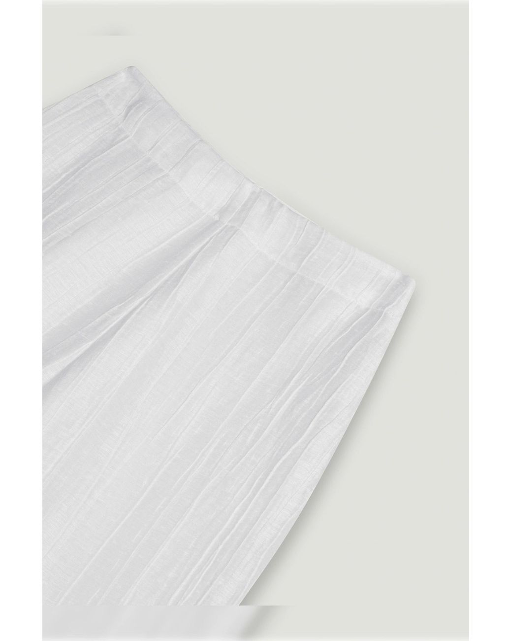 Nocturne White Relaxed Linen Pants