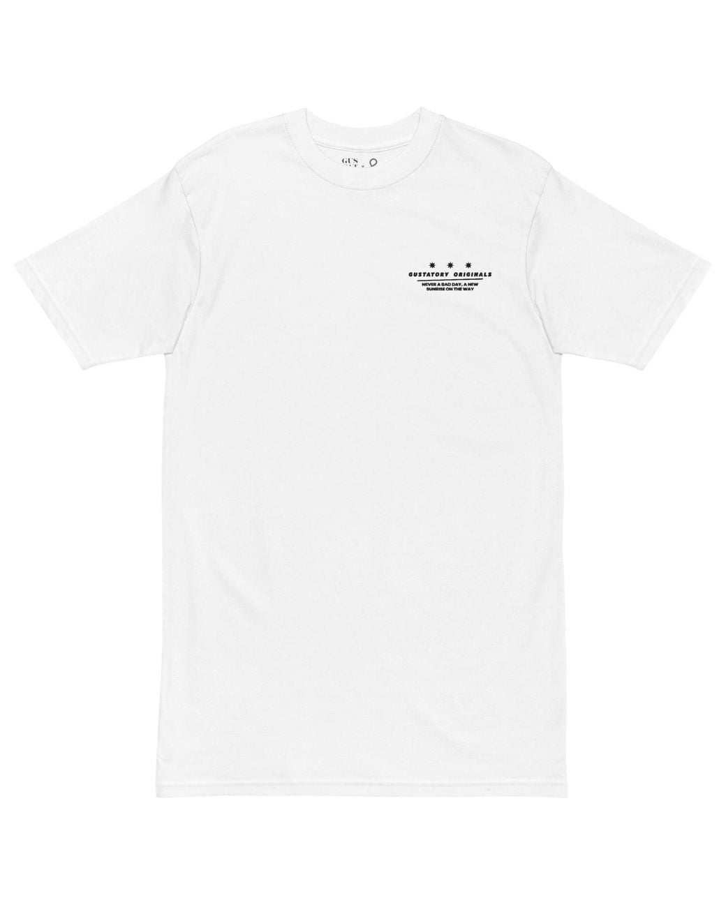 Anchor and Crew White Gustatory Originals Good Taste. Heavy Cotton Embroidered T-Shirt
