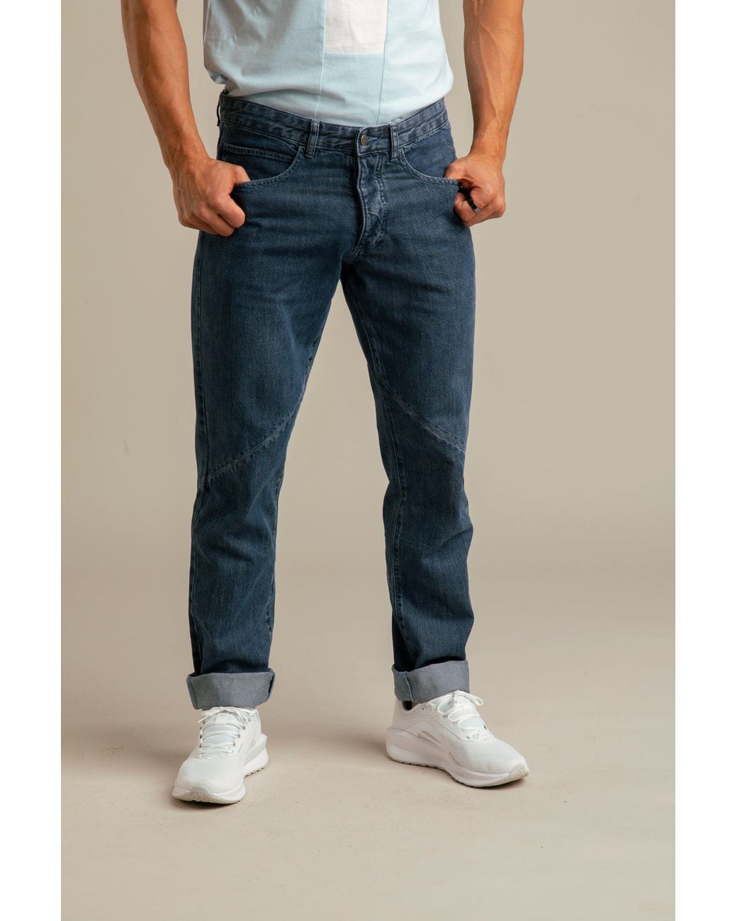 Reet Aus Blue Recycled Denim Jeans For for men